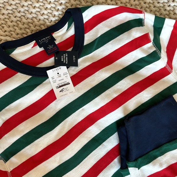 J. Crew Men's striped pajama set - Picture 2 of 4